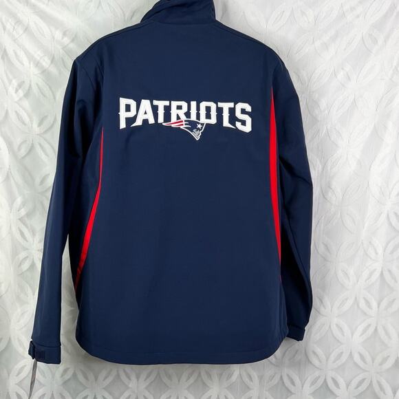 New England Patriots NFL Soft Shell Full Zip Jacket Size XL NWT - Picture 4 of 11
